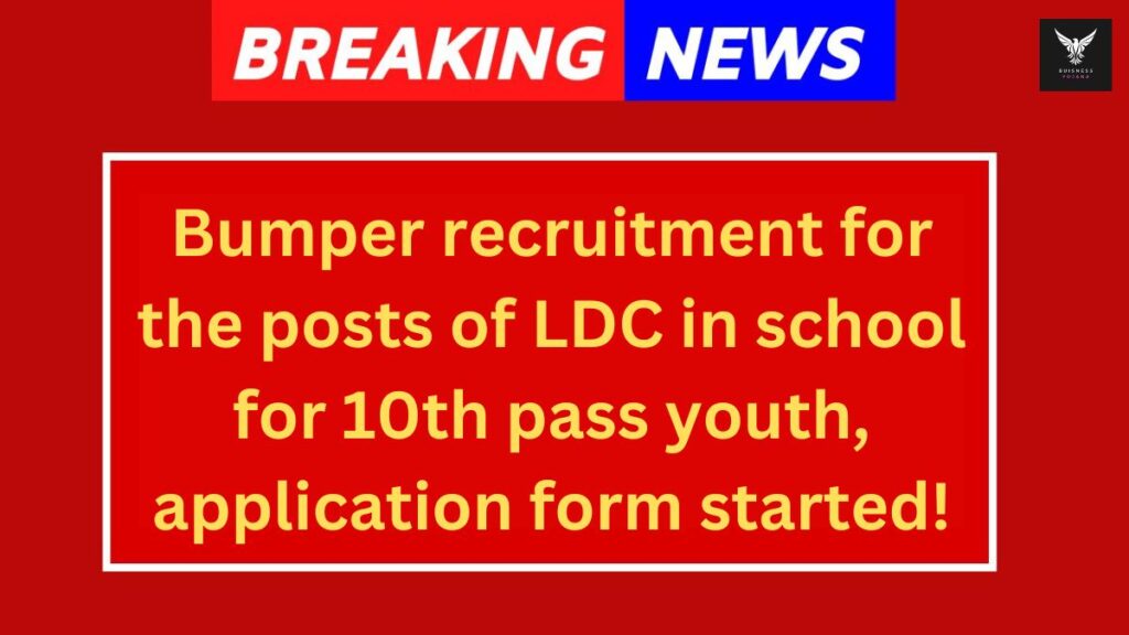 School LDC Recruitment 2024