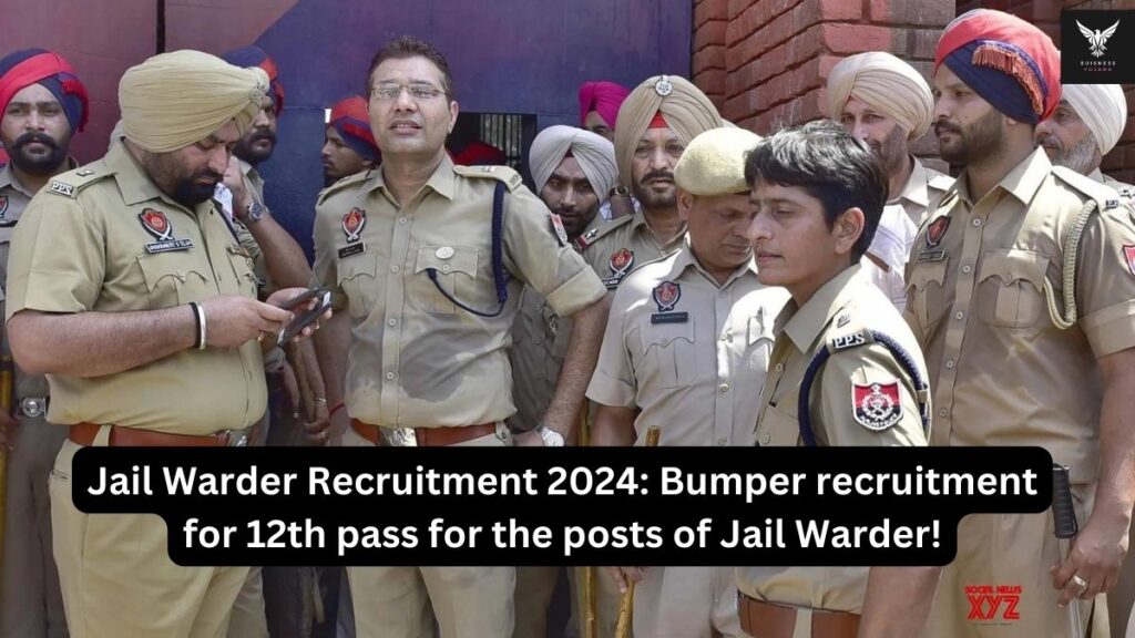 Jail Warder Recruitment 2024