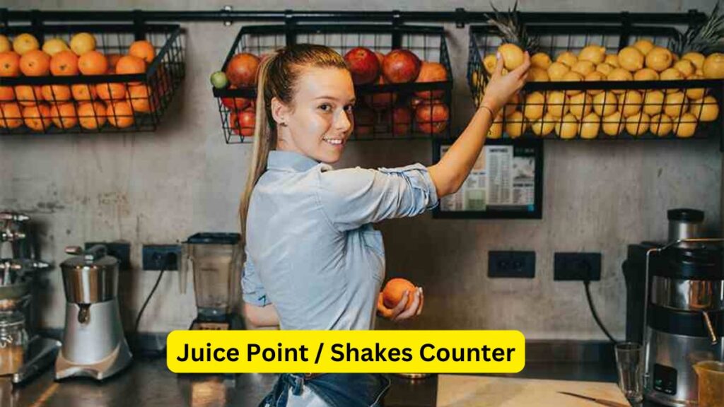 Juice Point / Shakes Counter